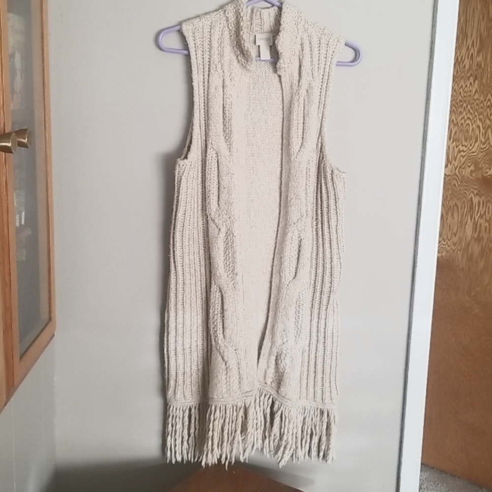 Long sweater vest